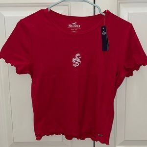 Hollister red t-shirt